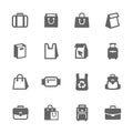 Bags Icons Royalty Free Stock Photo