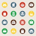 Bags and luggage icons
