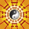Bagua symbol of Taoism Royalty Free Stock Photo