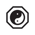 bagua symbol. Vector illustration decorative design Royalty Free Stock Photo