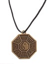 Bagua Yin and Yang Eight Symbols Amulet Octagon