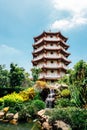 Baguashan Buddha Temple at Bagua Mountain in Changhua, Taiwan Royalty Free Stock Photo