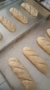 Baguette bread make it yourself Royalty Free Stock Photo