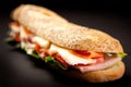 Baguette Sandwich Royalty Free Stock Photo