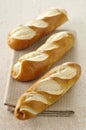 Baguette-shaped bretzels Royalty Free Stock Photo