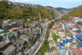 Baguio City, Philippines - The Valley of Colors along the Halsema Highway, between the border of La Trinidad and Baguio