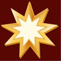 Baha'i Symbol Royalty Free Stock Photo