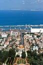 Bahai garden in Haifa, Israel Royalty Free Stock Photo