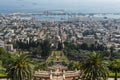 The Bahai gardens in Haifa Royalty Free Stock Photo