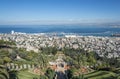 The Bahai gardens in Haifa Royalty Free Stock Photo