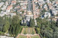 The Bahai gardens in Haifa Royalty Free Stock Photo