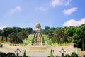 Bahai gardens and temple on the slopes of the Carmel Mountain in Haifa city, Israel Royalty Free Stock Photo