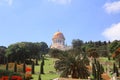 Bahai gardens and temple on the slopes of the Carmel Mountain, Haifa, Israel Royalty Free Stock Photo