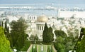 Bahai Gardens And Temple On The Slopes Of The Carmel Mountain Royalty Free Stock Photo