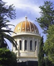 Bahai historical temple haifa Royalty Free Stock Photo