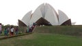 The Bahai lotus temple in India and Lotus Temple Delhi - Attraction of Lotus Temple - Travelogy India