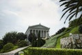 Bahai public gardens and temple on the slopes of the Carmel Mountain in Haifa, Israel Royalty Free Stock Photo