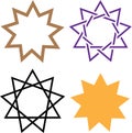 Bahai star