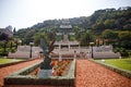 Bahai suspended gardens seen from above, Haifa.