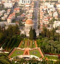 Bahai temple, haifa, israel Royalty Free Stock Photo