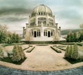 Bahai Temple in Illinois Royalty Free Stock Photo