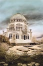 Bahai Temple in Illinois Royalty Free Stock Photo