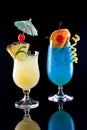 Bahama Mama and Blue Lagoon