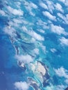 Bahamas aerial Royalty Free Stock Photo