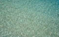 Bahamas, color,  clear ocean water ,looking through to patterns in the sand Royalty Free Stock Photo
