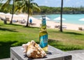 Local Kalik beer brewed by the Commonwealth Brewery in Nassau