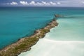 Bahamas from the Sky, Island Paradise 2 Royalty Free Stock Photo