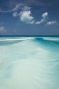 Bahamas from the Sky, Sandbar Royalty Free Stock Photo