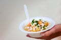 Bahamian conch salad Royalty Free Stock Photo