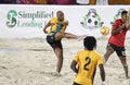 he Bahamas Football AssociationÃ¢â¬â¢s 2022 ALIV Beach Soccer Cup The Bahamas vs Trinidad Royalty Free Stock Photo