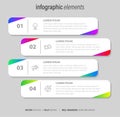 Business Infographic with modern design vector
