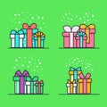 Christmas Gift is a gift given in celebration of Christmas Royalty Free Stock Photo