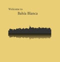 Bahia Blanca, Argentina city silhouette