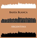 Bahia Blanca, Argentina city silhouette