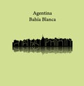 Bahia Blanca, Argentina city silhouette