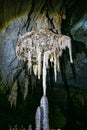 Bahia, Brazil - Jan 03, 2024: Limestone cave Gruta da Lapa Doce Cave, Chapada Diamantina in Bahia, Brazil