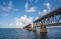 Bahia Honda railroad bridge at Bahia Honda State Park, Florida. Royalty Free Stock Photo