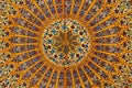 Bahia Palace ceiling in Marakesh Morocco Royalty Free Stock Photo