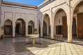 Bahia Palace. inner yard. Marrakesh . Morocco Royalty Free Stock Photo