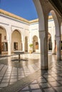 Bahia Palace. inner yard. Marrakesh . Morocco Royalty Free Stock Photo