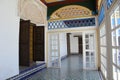 Bahia palace - one of the corridors with ornamental doors