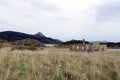 Bahia Wulaia is a bay on the western shore of Isla Navarino along the Murray Channel in extreme southern Chile Royalty Free Stock Photo