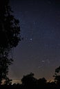 Starry sky in Feira de Santana, Bahia, Brazil Royalty Free Stock Photo