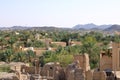 Bahla city in Oman view from Bahla fort Royalty Free Stock Photo