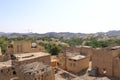 Bahla city in Oman view from Bahla fort Royalty Free Stock Photo