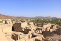 Bahla city in Oman view from Bahla fort Royalty Free Stock Photo